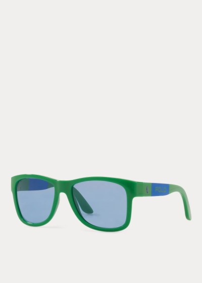 Men's Polo Ralph Lauren Color-Blocked Sunglasses | 690243DXU